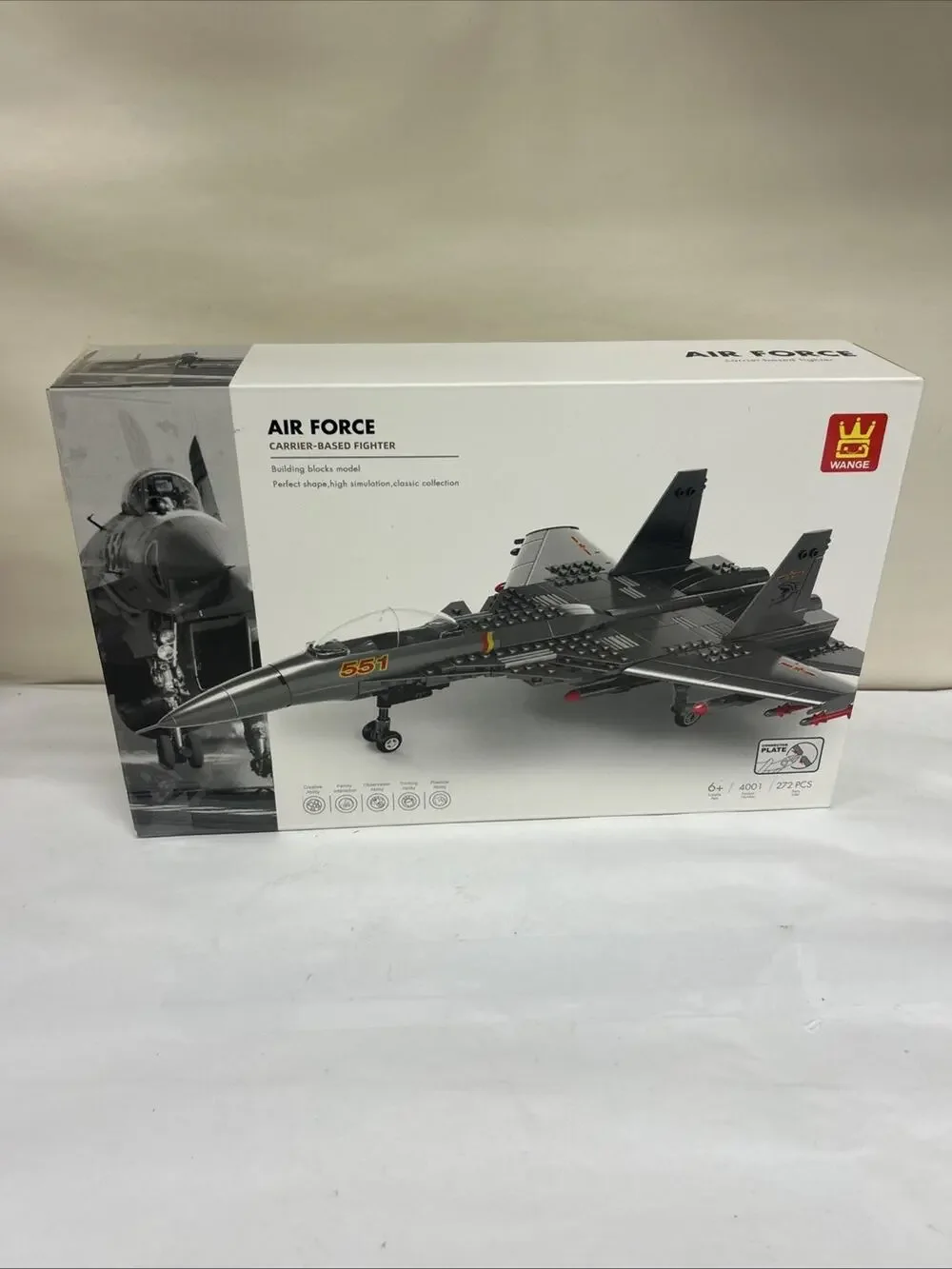 Wange Air Force Intercepter Fighter 4004 223pcs Building Blocks